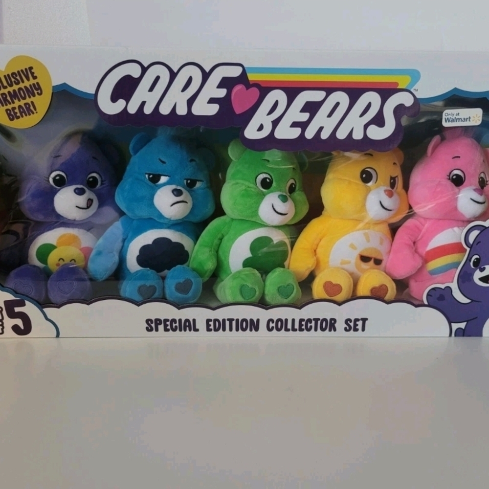 Care Bears Blue and Green Stuffed Animals Collection